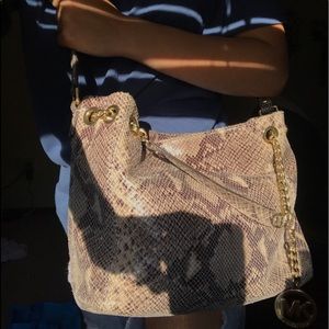 Authentic Michael Kors Snakeskin Purse